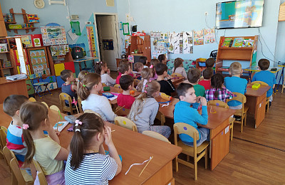 В апреле экоуроки для дошкольников прошли в следующих учреждениях: