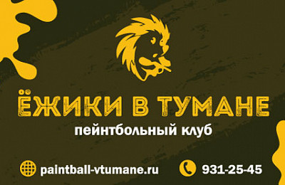 Наш партнер Пейнтбол в СПб | ЁЖИКИ В ТУМАНЕ | 