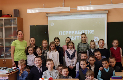 В апреле экоспикеры Экоспикеры «Мусора.Больше.Нет» СПБ провели экоуроки...